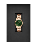  Shop Authentic Daniel Wellington Iconic Link Emerald Green Dial Rose Gold Steel Strap Watch For Women - DW00100421 - Luxxuri