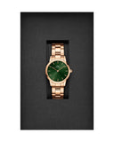  Shop Authentic Daniel Wellington Iconic Link Emerald Green Dial Rose Gold Steel Strap Watch For Women - DW00100421 - Luxxuri