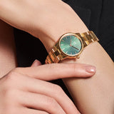  Shop Authentic Daniel Wellington Iconic Link Emerald Green Dial Rose Gold Steel Strap Watch For Women - DW00100421 - Luxxuri