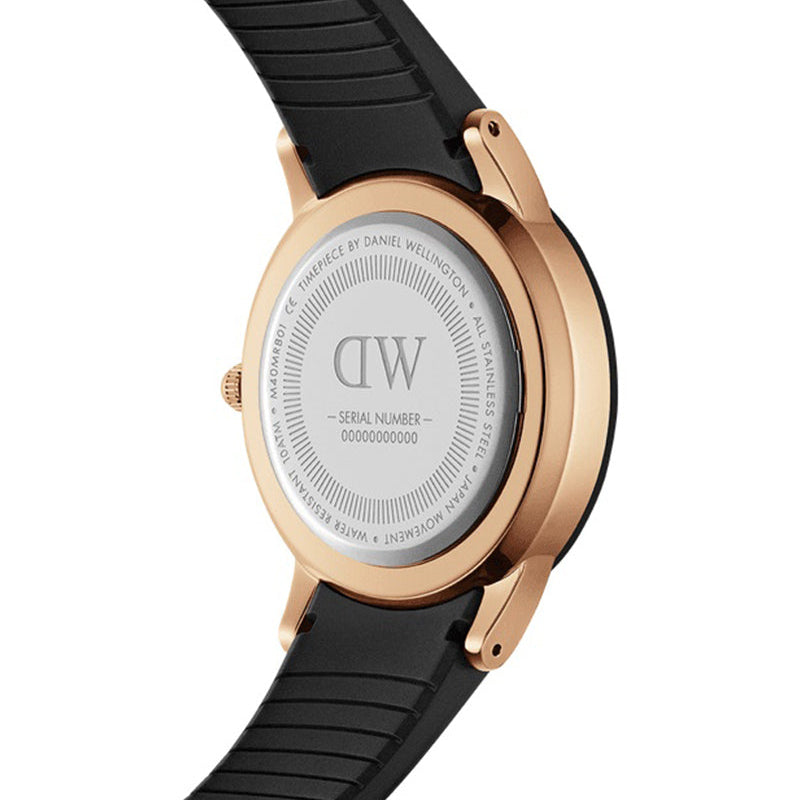  Shop Authentic Daniel Wellington Iconic Motion Black Dial Black Rubber Strap Watch For Men - DW00100425 - Luxxuri