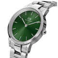  Shop Authentic Daniel Wellington Iconic Link Emerald Green Dial Silver Steel Strap Watch For Men - DW00100427 - Luxxuri