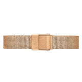  Shop Authentic Daniel Wellington Petite Pressed Melrose Black Dial Rose Gold Mesh Strap Watch For Women - DW00100440 - Luxxuri