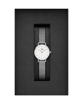  Shop Authentic Daniel Wellington Classic Petite Sterling White Dial Silver Mesh Bracelet Watch for Women - DW00100442 - Luxxuri