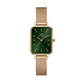 Shop Authentic Daniel Wellington Pressed Melrose Emerald Green Rose Gold Mesh Strap Watch For Women - DW00100445 - Luxxuri