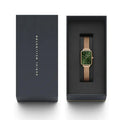  Shop Authentic Daniel Wellington Pressed Melrose Emerald Green Rose Gold Mesh Strap Watch For Women - DW00100445 - Luxxuri