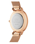 Shop Authentic Daniel Wellington Petite Rose Gold Dial Rose Gold Mesh Bracelet Watch For Women - DW00100470 - Luxxuri