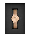  Shop Authentic Daniel Wellington Petite Rose Gold Dial Rose Gold Mesh Bracelet Watch For Women - DW00100470 - Luxxuri