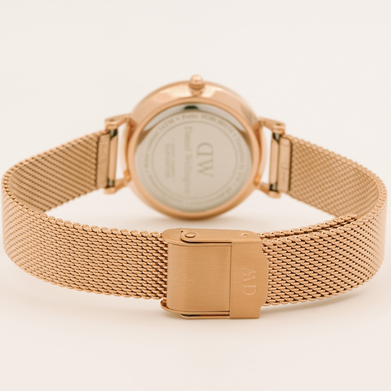  Shop Authentic Daniel Wellington Petite Amber Brown Dial Gold Mesh Strap Watch For Women - DW00100476 - Luxxuri