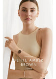  Shop Authentic Daniel Wellington Petite Melrose Brown Dial Rose Gold Mesh Strap Watch For Women - DW00100477 - Luxxuri