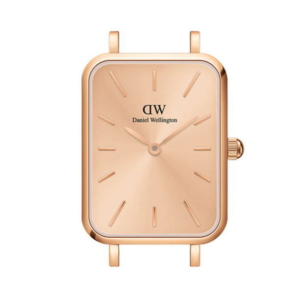  Shop Authentic Daniel Wellington Quadro Unitone Rose Gold Dial Rose Gold Mesh Strap Watch For Women - DW00100484 - Luxxuri