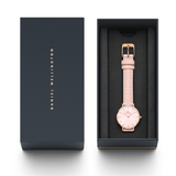  Shop Authentic Daniel Wellington Petite Rouge Pink Dial Pink Leather Strap Watch For Women - DW00100511 - Luxxuri