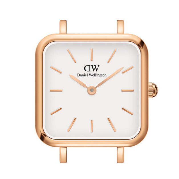  Shop Authentic Daniel Wellington Quadro Studio White Dial Rose Gold Mesh Strap Watch For Women - DW00100517 - Luxxuri