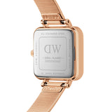  Shop Authentic Daniel Wellington Quadro Studio White Dial Rose Gold Mesh Strap Watch For Women - DW00100517 - Luxxuri