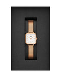  Shop Authentic Daniel Wellington Quadro Studio White Dial Rose Gold Mesh Strap Watch For Women - DW00100517 - Luxxuri