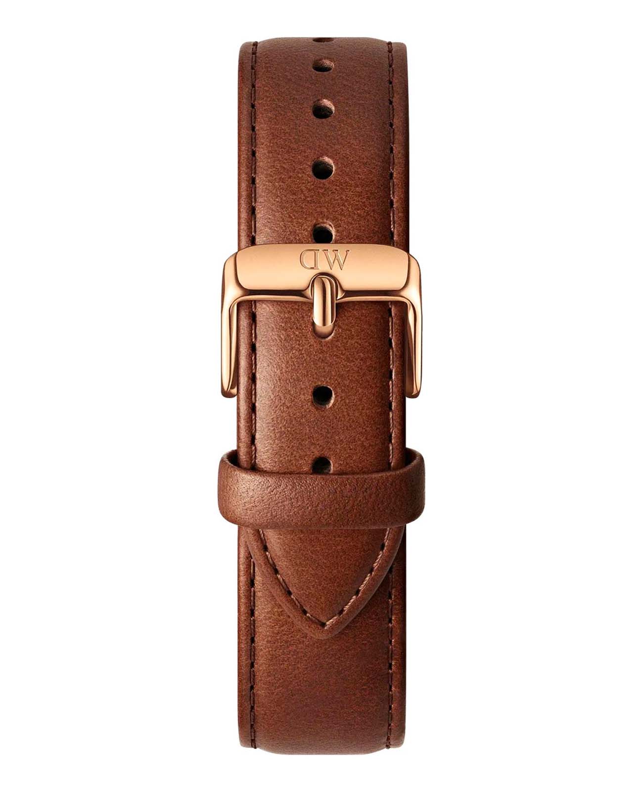  Shop Authentic Daniel Wellington Iconic Chronograph Blue Dial Brown Leather Strap Watch For Men - DW00100639 - Luxxuri