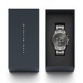  Shop Authentic Daniel Wellington Iconic Link Chronograph Grey Dial Grey Steel Strap Watch for Men - DW00100643 - Luxxuri