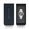  Shop Authentic Daniel Wellington Link Grey Dial Silver Steel Strap Watch For Men - DW00100328 - Luxxuri