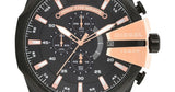  Shop Authentic Diesel Mega Chief Black Dial Black Steel Strap Watch For Men - DZ4309 - Luxxuri