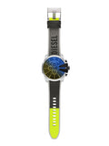 Shop Authentic Diesel Mega Chief Quartz Black Dial Grey Leather Strap Watch For Men - DZ4523 - Luxxuri