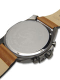  Shop Authentic Diesel Mega Chief White Dial Brown Leather Strap Watch For Men - DZ4280 - Luxxuri