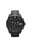  Shop Authentic Diesel Mega Chief Chronograph Black Steel Strap Watch For Men - DZ4283 - Luxxuri