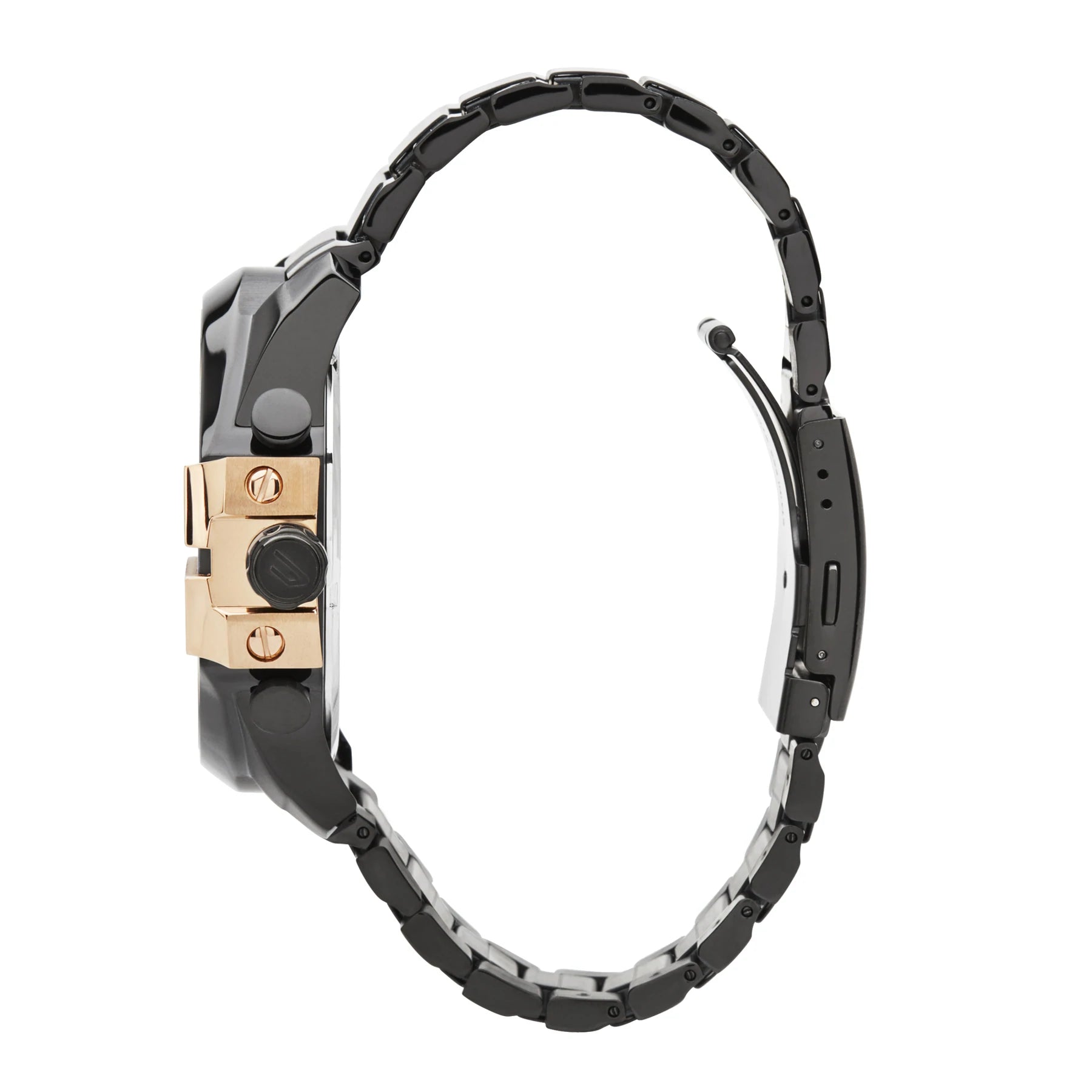  Shop Authentic Diesel Mega Chief Black Dial Black Steel Strap Watch For Men - DZ4309 - Luxxuri