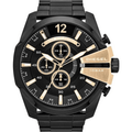  Shop Authentic Diesel Mega Chief Chronograph Black Dial Black Steel Strap Watch For Men - DZ4338 - Luxxuri