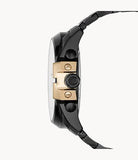  Shop Authentic Diesel Mega Chief Chronograph Black Dial Black Steel Strap Watch For Men - DZ4338 - Luxxuri