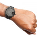  Shop Authentic Diesel Mega Chief Chronograph Black Dial Black Stainless Steel Watch For Men - DZ4355 - Luxxuri
