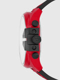  Shop Authentic Diesel Mega Chief Chronograph Black Dial Red Rubber Strap Watch For Men - DZ4526 - Luxxuri