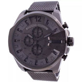  Shop Authentic Diesel Mega Chief Chronograph Black Dial Black Steel Strap Watch For Men - DZ4527 - Luxxuri