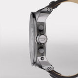  Shop Authentic Diesel Mr Daddy Chronograph White Dial Black Leather Strap Watch For Men - DZ7125 - Luxxuri