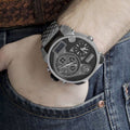  Shop Authentic Diesel Mr Daddy 1.0 Black Dial Stainless Steel Stainless Watch For Men - DZ7221 - Luxxuri