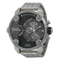  Shop Authentic Diesel Little Daddy Chronograph Black Dial Silver Steel Strap Watch For Men - DZ7259 - Luxxuri