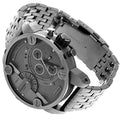  Shop Authentic Diesel Little Daddy Dual Time Chronograph Grey Dial Stainless Steel Strap Watch For Men - DZ7263 - Luxxuri