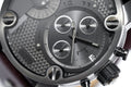  Shop Authentic Diesel Little Daddy Dual Time Chronograph Grey Dial Stainless Steel Strap Watch For Men - DZ7263 - Luxxuri