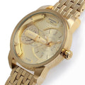  Shop Authentic Diesel Mini Daddy Gold Dial Gold Steel Strap Watch For Men - DZ7306 - Luxxuri
