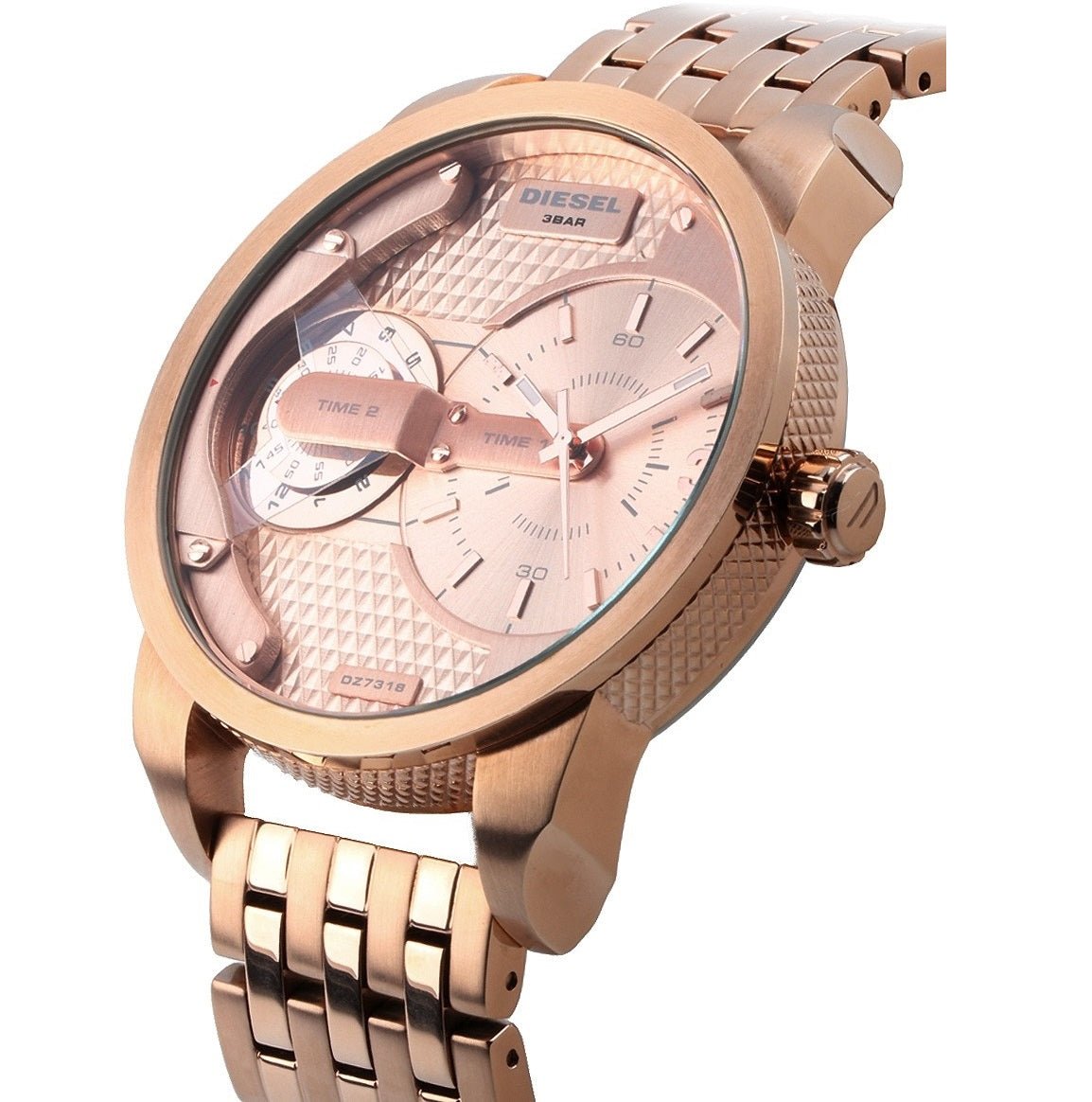  Shop Authentic Diesel Mini Daddy Rose Gold Dial Rose Gold Steel Strap Watch For Men - DZ7318 - Luxxuri