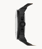  Shop Authentic Diesel Little Daddy Black Dial Black Leather Strap Watch For Men - DZ7334 - Luxxuri