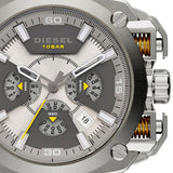  Shop Authentic Diesel BAMF Chronograph Beige Dial Brown Leather Strap Watch For Men - DZ7343 - Luxxuri