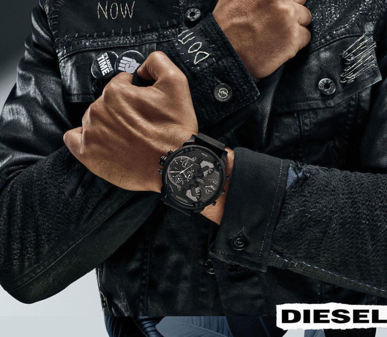  Shop Authentic Diesel Mr Daddy 2.0 Chronograph Black Dial Black Stainless Steel Watch For Men - DZ7396 - Luxxuri