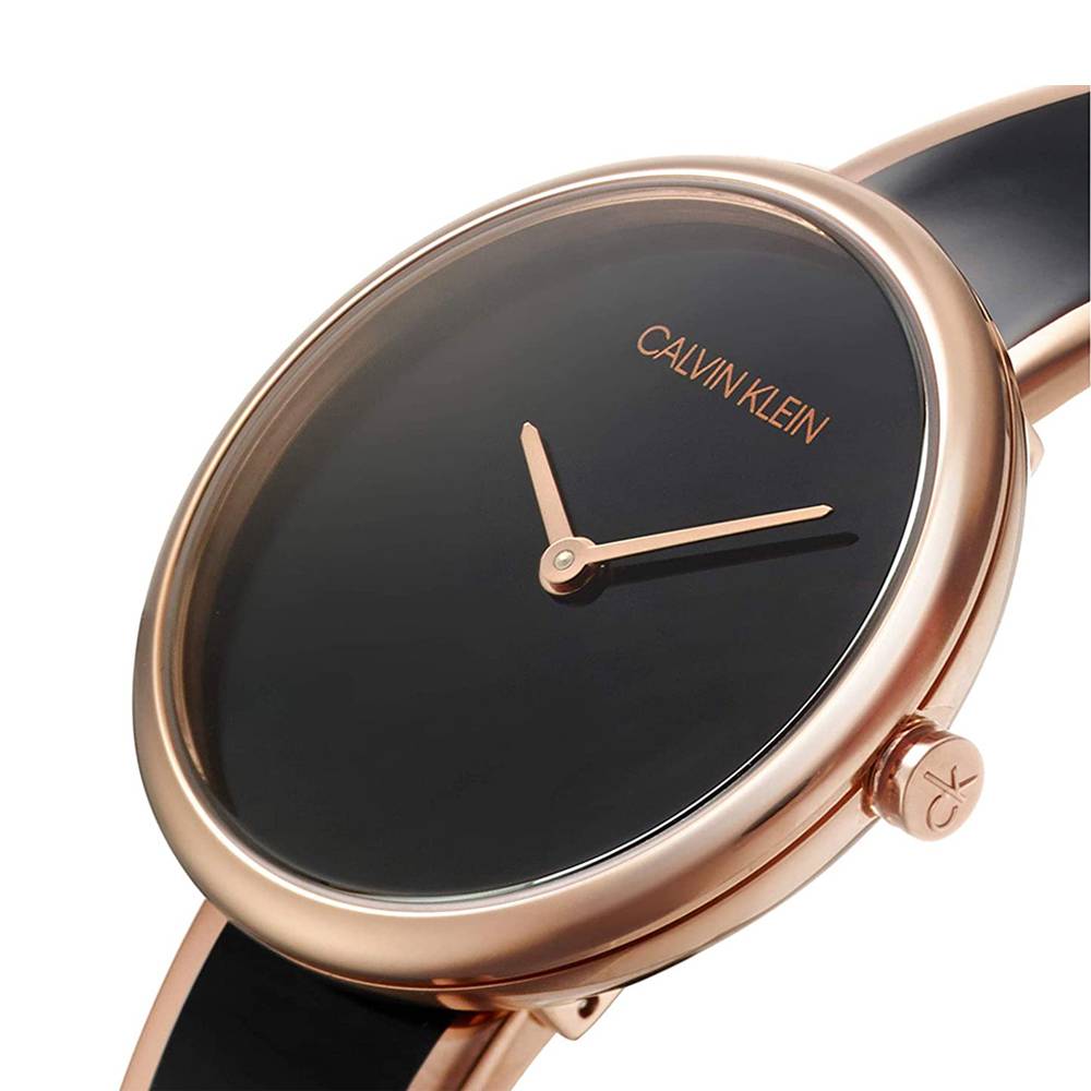  Shop Authentic Calvin Klein Seduce Black Dial Two Tone Steel Strap Watch for Women - K4E2N611 - Luxxuri