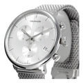  Shop Authentic Calvin Klein High Noon Silver Dial Silver Mesh Bracelet Watch for Men - K8M27126 - Luxxuri