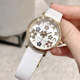  Shop Authentic Marc Jacobs Roxy White Dial White Leather Strap Watch for Women - MJ1607 - Luxxuri