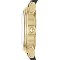 Marc Jacobs Corie Black Dial Black Leather Strap Watch for Women - MJ1580
