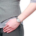 Shop Authentic Calvin Klein Simplicity White Dial Silver Steel Strap Watch for Women - K4323185 - Luxxuri