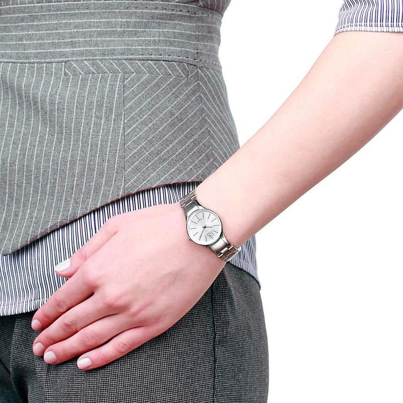  Shop Authentic Calvin Klein Simplicity White Dial Silver Steel Strap Watch for Women - K4323185 - Luxxuri