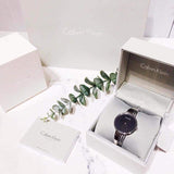  Shop Authentic Calvin Klein Drift Black Dial Silver Steel Strap Watch for Women - K6S2N111 - Luxxuri