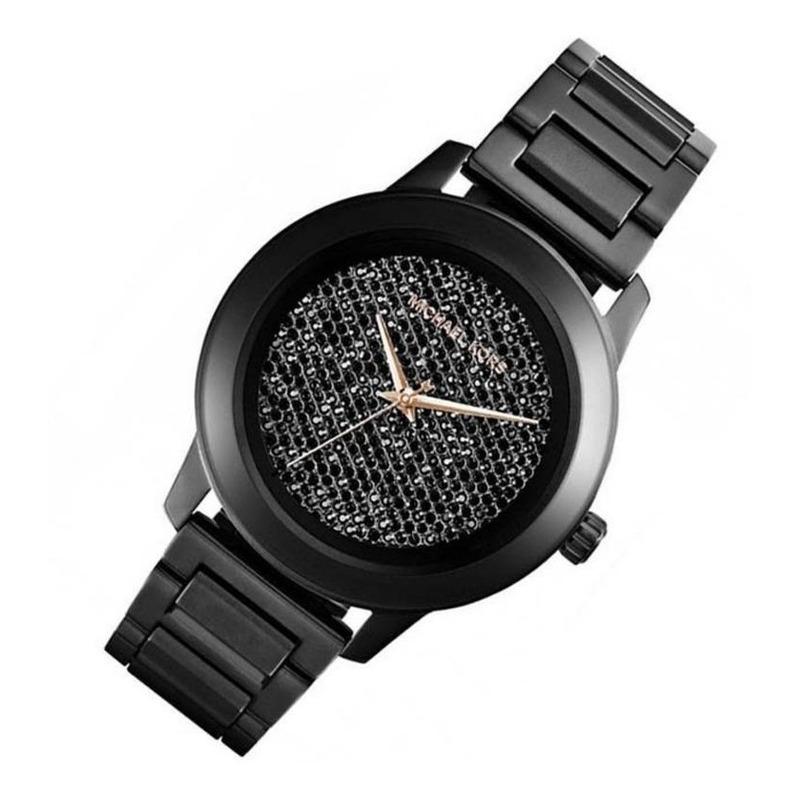  Shop Authentic Michael Kors Kinley Silver Dial Black Steel Strap Watch for Women - MK5999 - Luxxuri