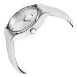  Shop Authentic Calvin Klein Skirt White Dial White Leather Strap Watch for Women - K2U231K6 - Luxxuri